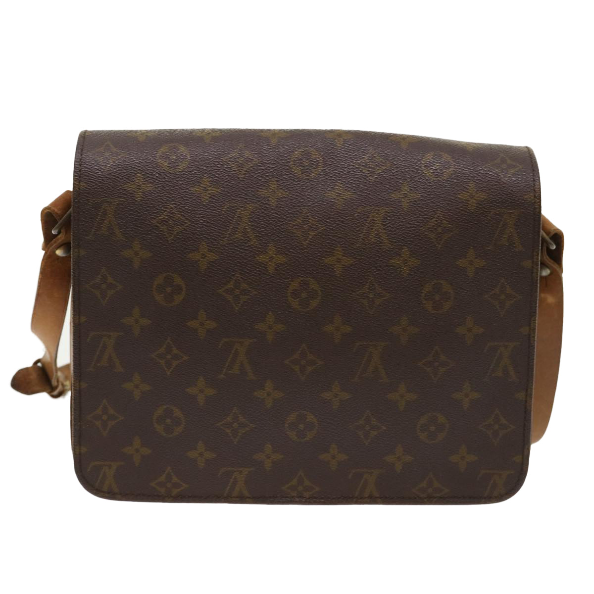 LOUIS VUITTON Monogram Cartouchiere GM Shoulder Bag M51252 LV Auth rd5412