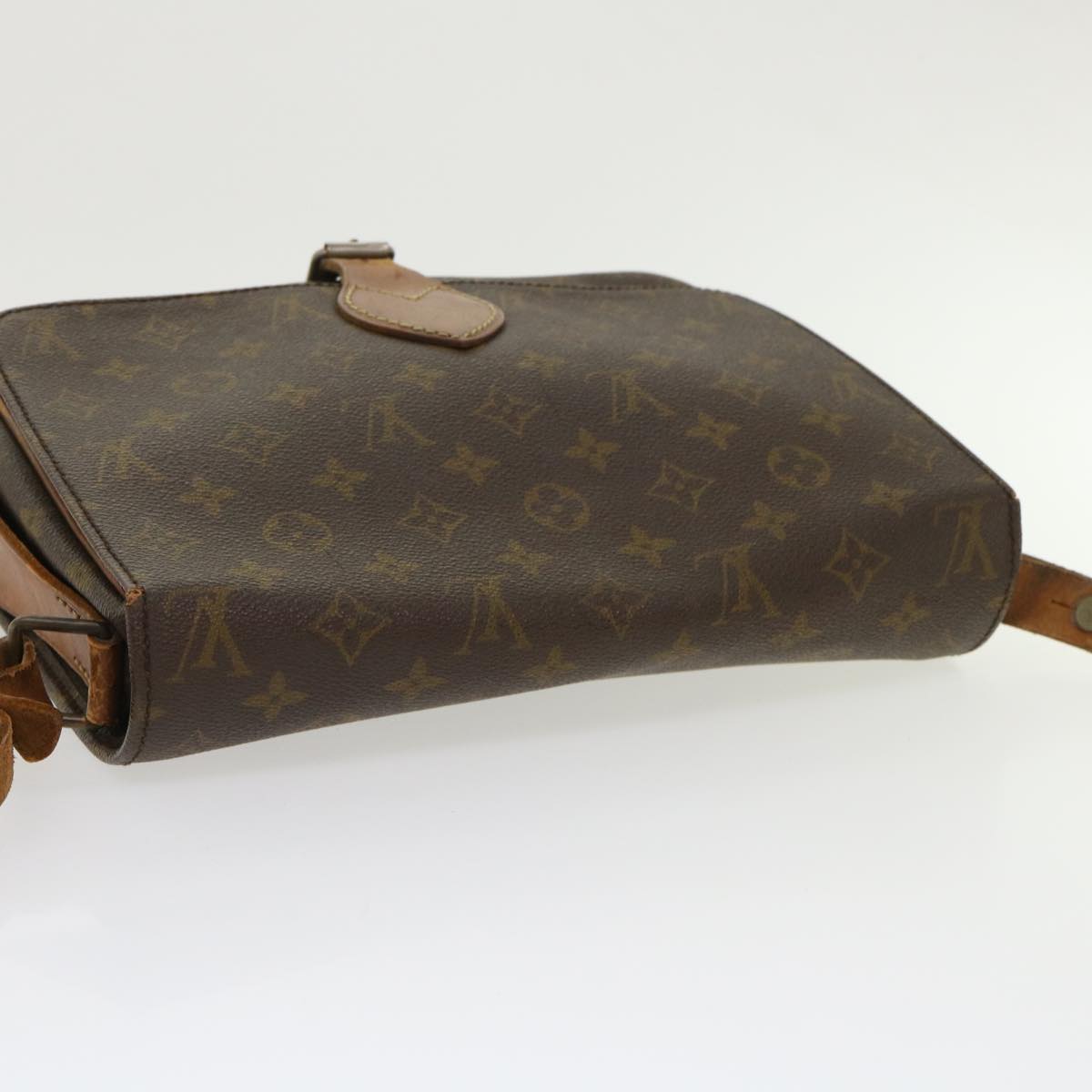 LOUIS VUITTON Monogram Cartouchiere GM Shoulder Bag M51252 LV Auth rd5412