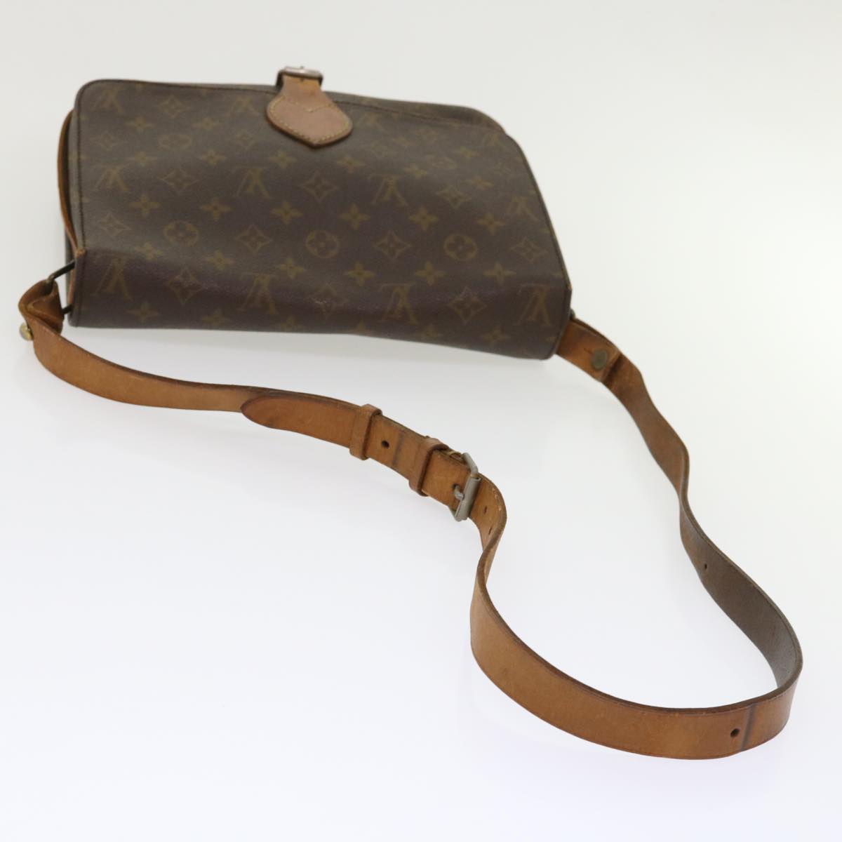 LOUIS VUITTON Monogram Cartouchiere GM Shoulder Bag M51252 LV Auth rd5412