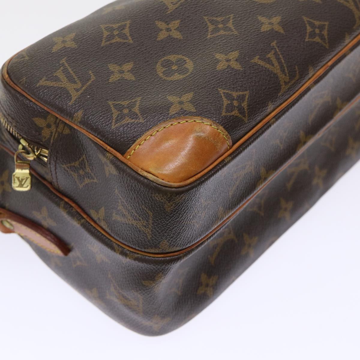 LOUIS VUITTON Monogram Nile Shoulder Bag M45244 LV Auth rd5484