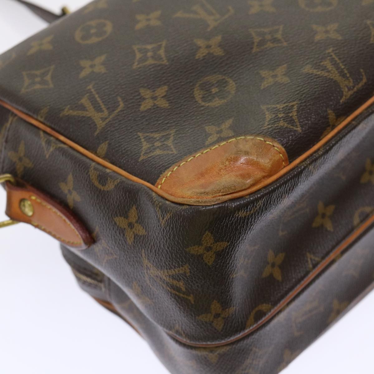 LOUIS VUITTON Monogram Nile Shoulder Bag M45244 LV Auth rd5484