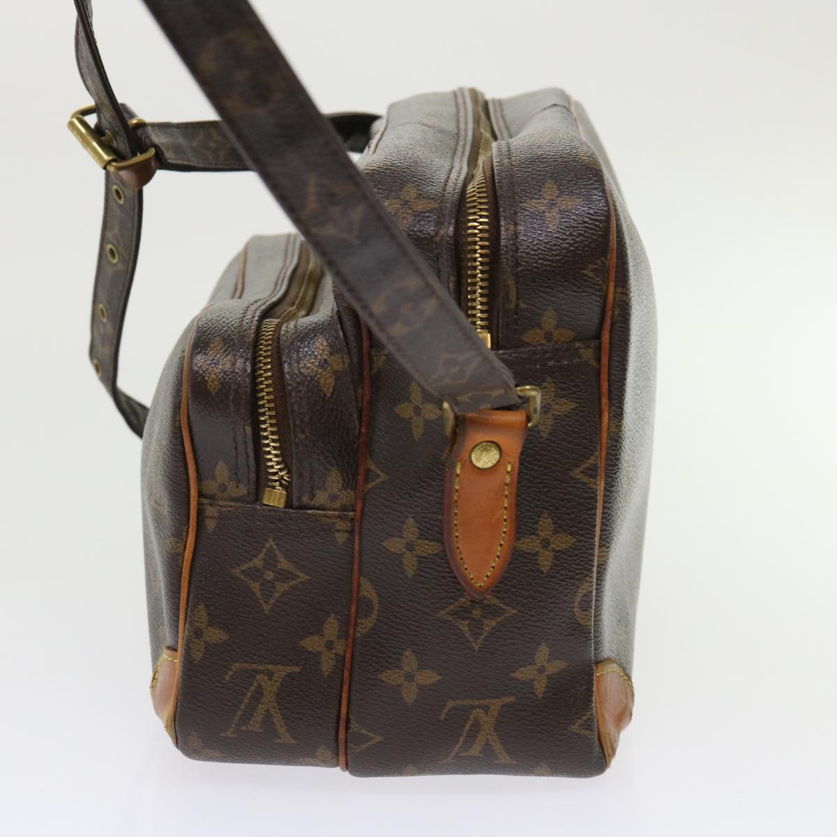 LOUIS VUITTON Monogram Nile Shoulder Bag M45244 LV Auth rd5484