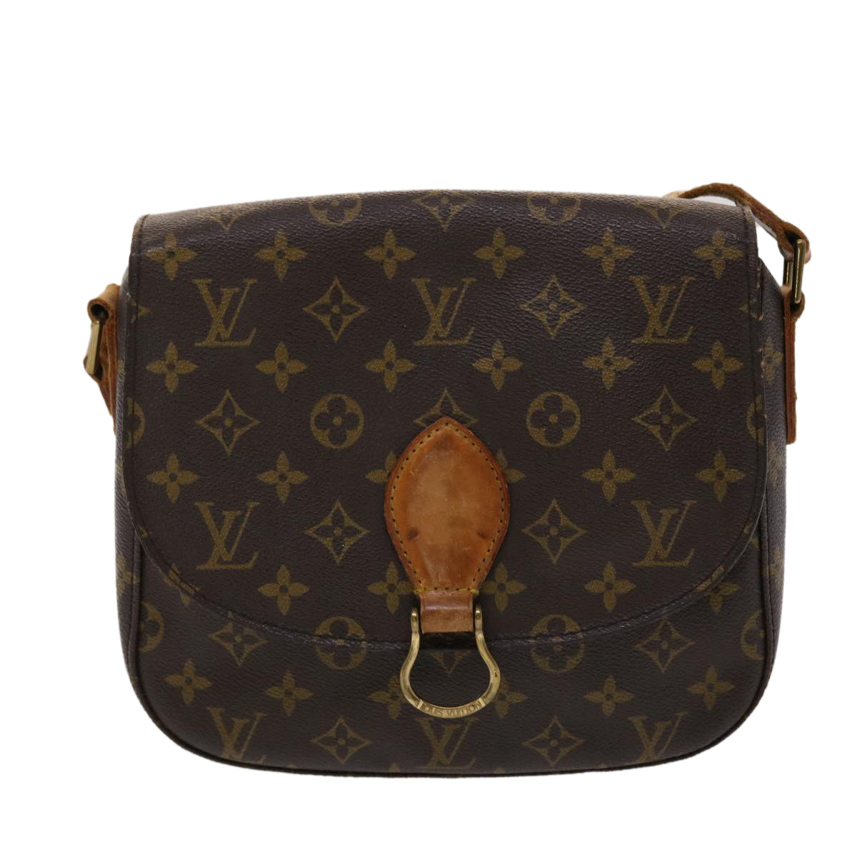 LOUIS VUITTON Monogram Saint Cloud GM Shoulder Bag M51242 LV Auth rd5498