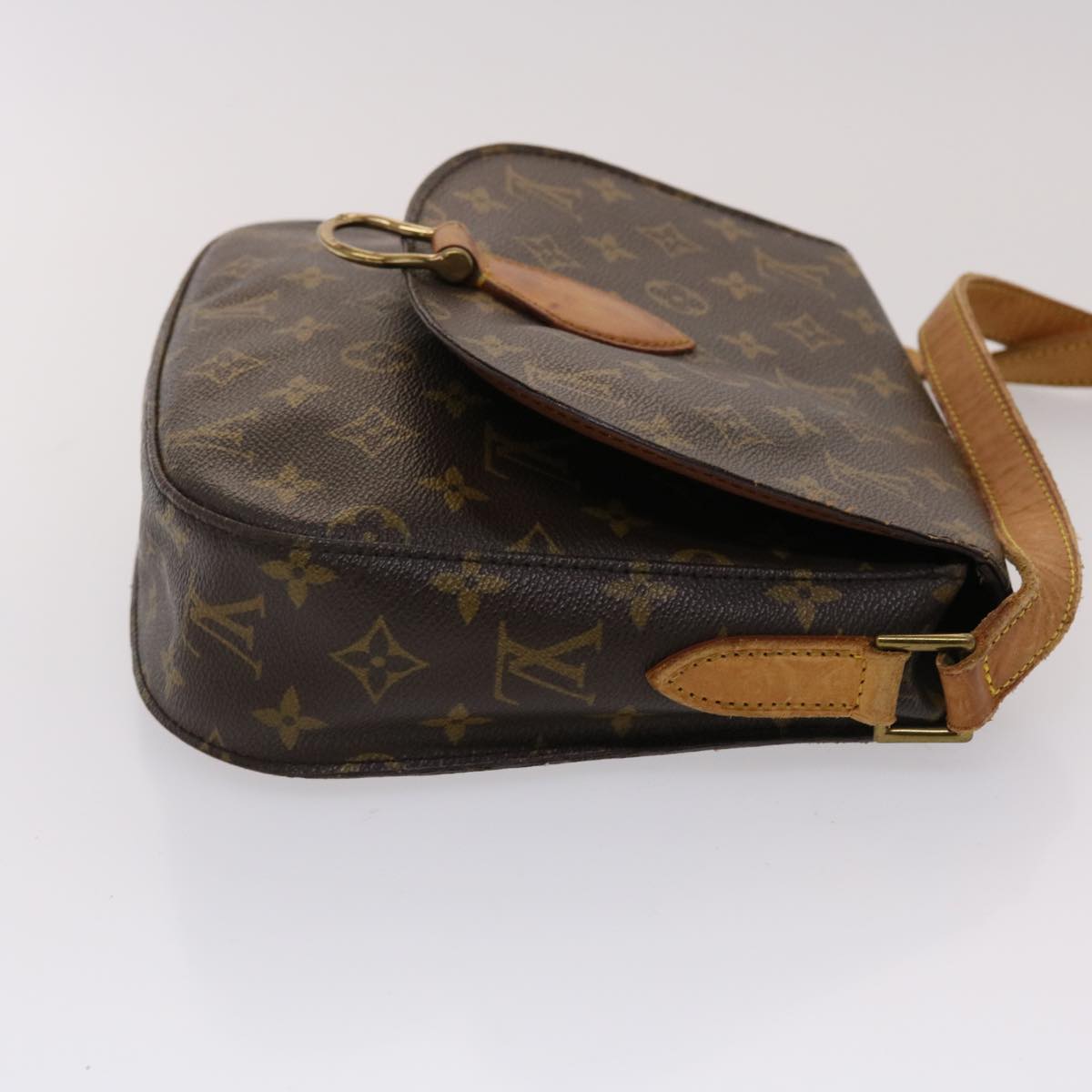 LOUIS VUITTON Monogram Saint Cloud GM Shoulder Bag M51242 LV Auth rd5498