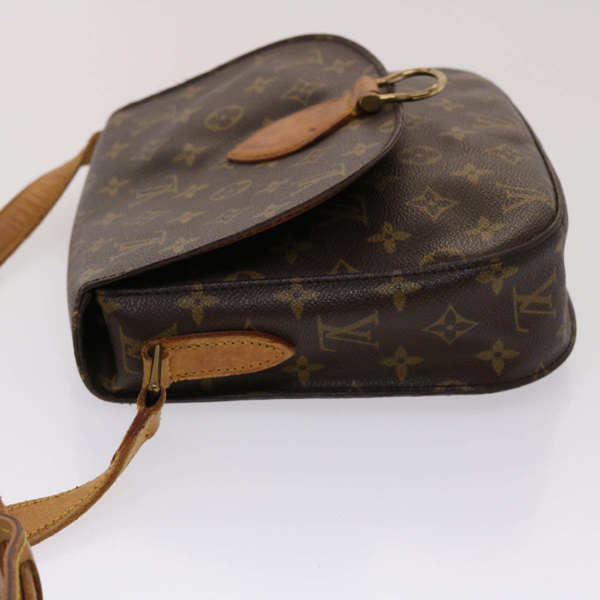 LOUIS VUITTON Monogram Saint Cloud GM Shoulder Bag M51242 LV Auth rd5498