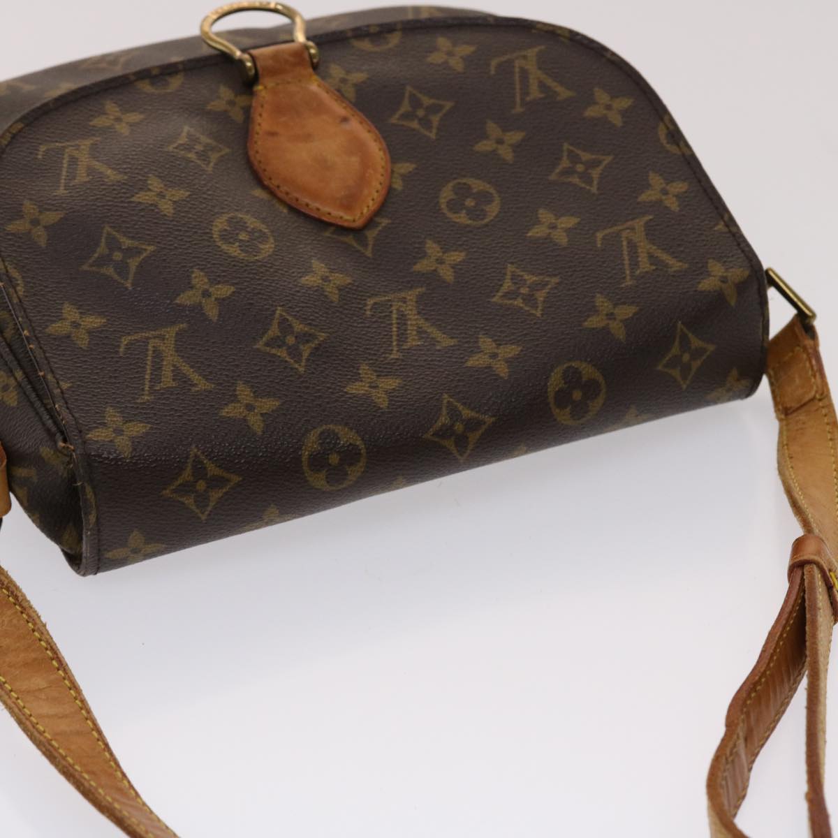 LOUIS VUITTON Monogram Saint Cloud GM Shoulder Bag M51242 LV Auth rd5498