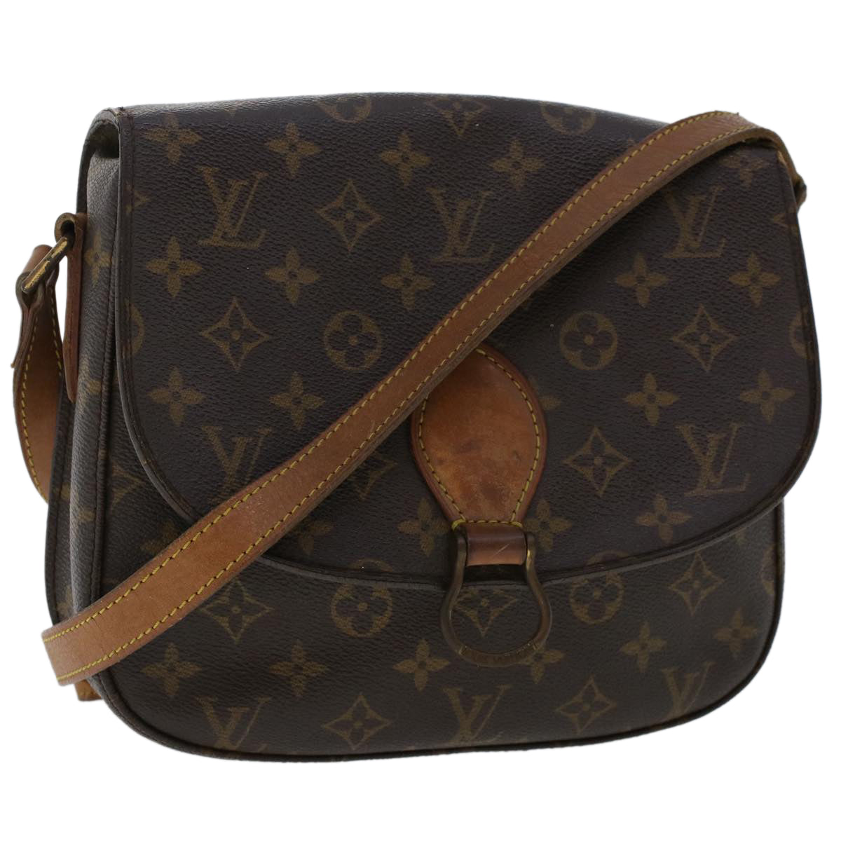 LOUIS VUITTON Monogram Saint Cloud GM Shoulder Bag M51242 LV Auth rd5499