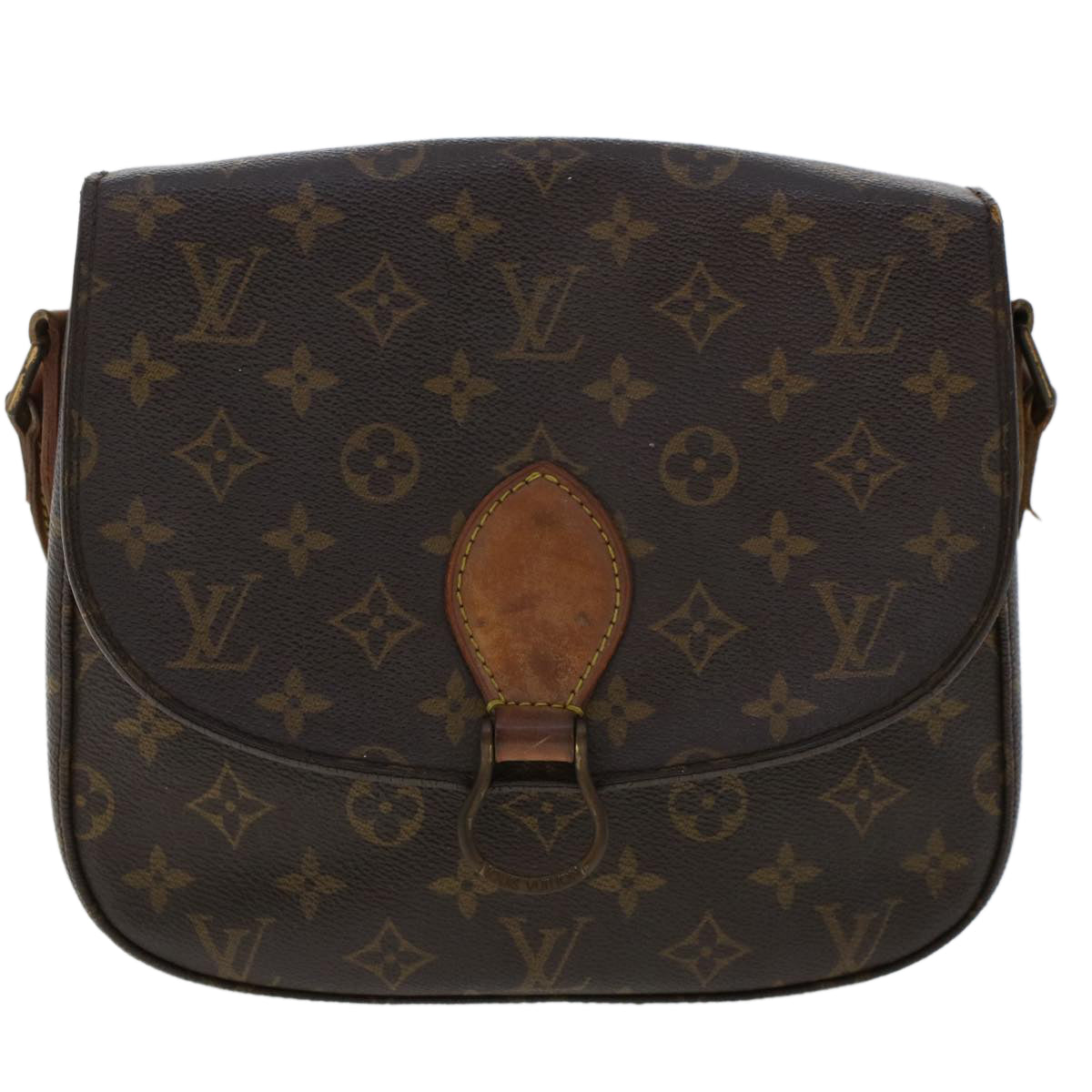 LOUIS VUITTON Monogram Saint Cloud GM Shoulder Bag M51242 LV Auth rd5499