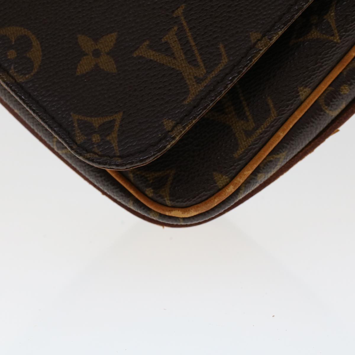 LOUIS VUITTON Monogram Cartouchiere GM Shoulder Bag M51252 LV Auth rd5507