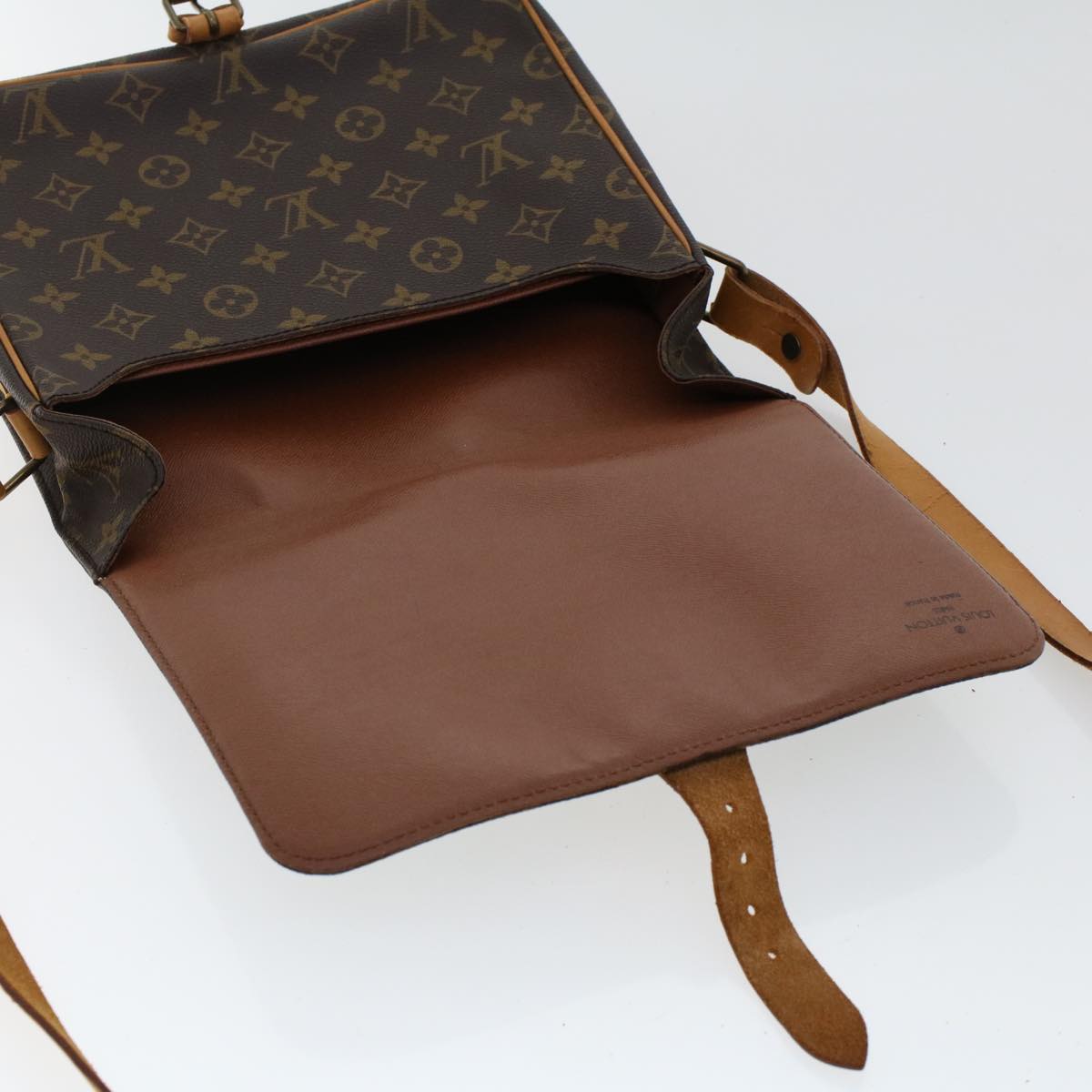 LOUIS VUITTON Monogram Cartouchiere GM Shoulder Bag M51252 LV Auth rd5507