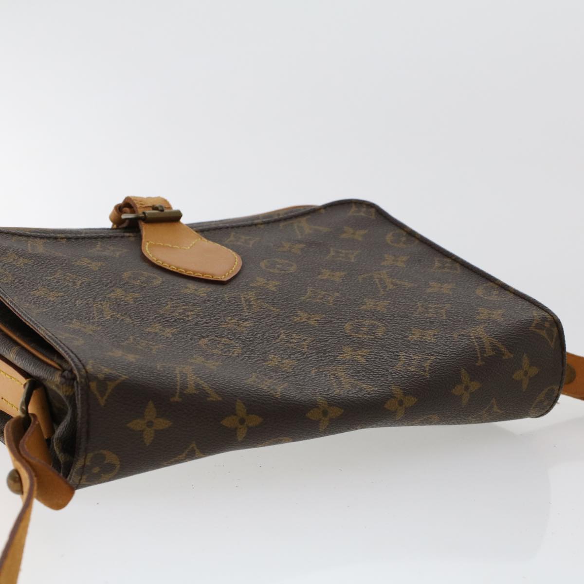 LOUIS VUITTON Monogram Cartouchiere GM Shoulder Bag M51252 LV Auth rd5507