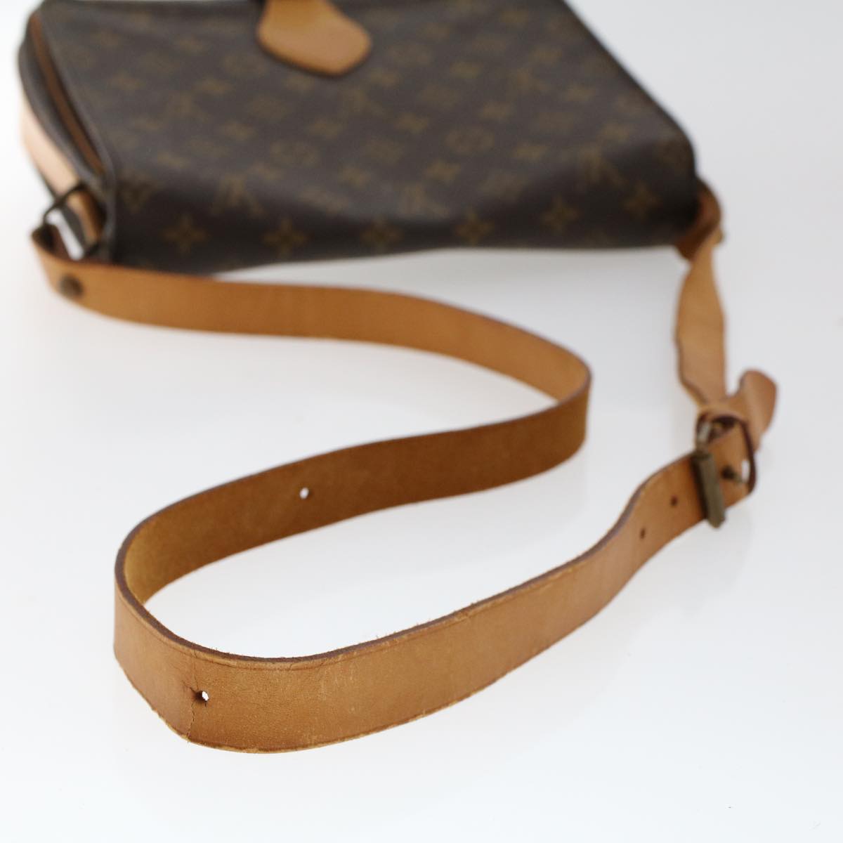 LOUIS VUITTON Monogram Cartouchiere GM Shoulder Bag M51252 LV Auth rd5507