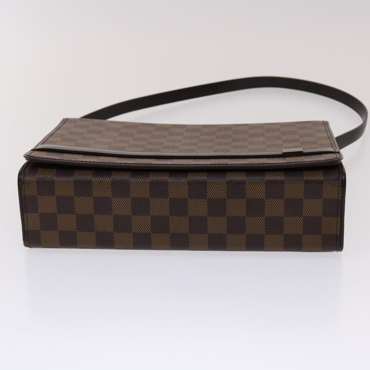 LOUIS VUITTON Damier Ebene Tribeca Carre Shoulder Bag  N51161 LV Auth rd5512