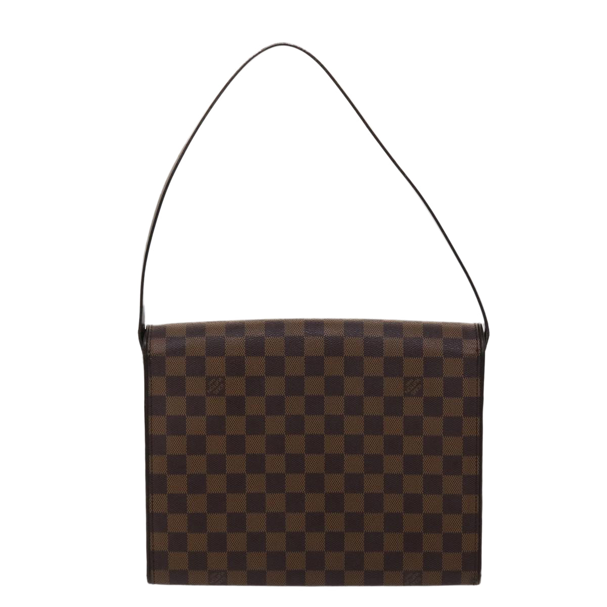 LOUIS VUITTON Damier Ebene Tribeca Carre Shoulder Bag  N51161 LV Auth rd5512