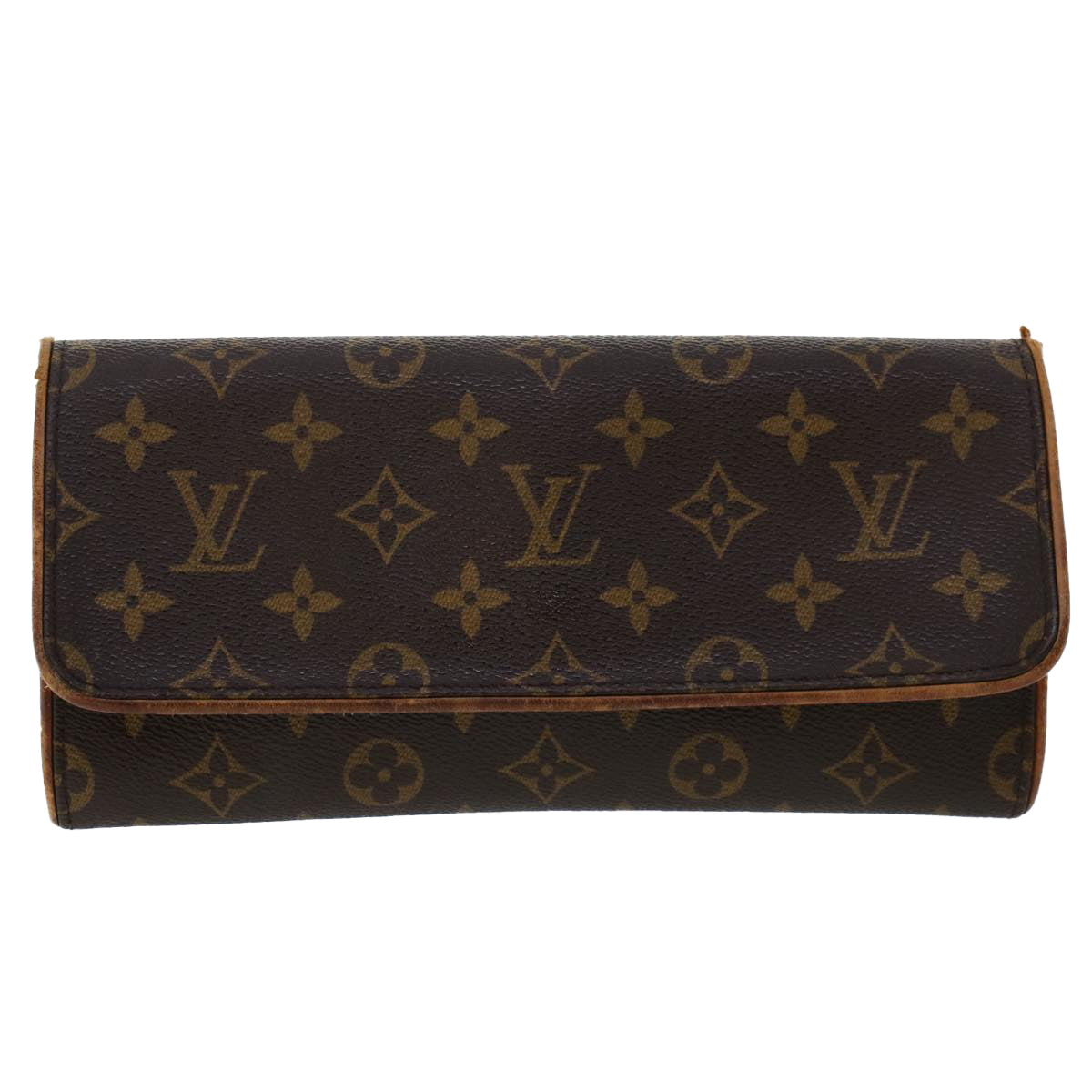 LOUIS VUITTON Monogram Pochette Twin GM Shoulder Bag M51852 LV Auth rd5521