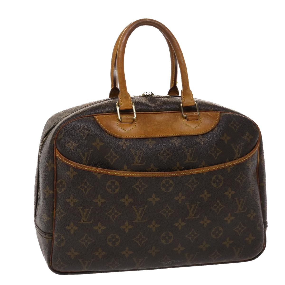 LOUIS VUITTON Monogram Deauville Hand Bag M47270 LV Auth rd5525