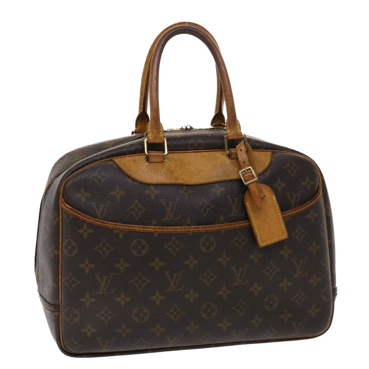 LOUIS VUITTON Monogram Deauville Hand Bag M47270 LV Auth rd5527