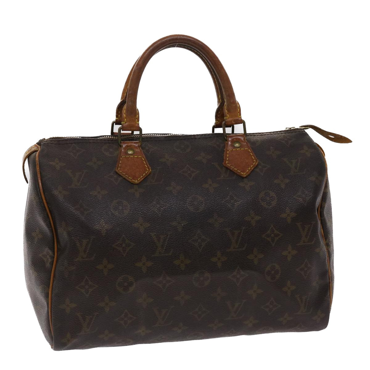 LOUIS VUITTON Monogram Speedy 30 Hand Bag M41526 LV Auth rd5532