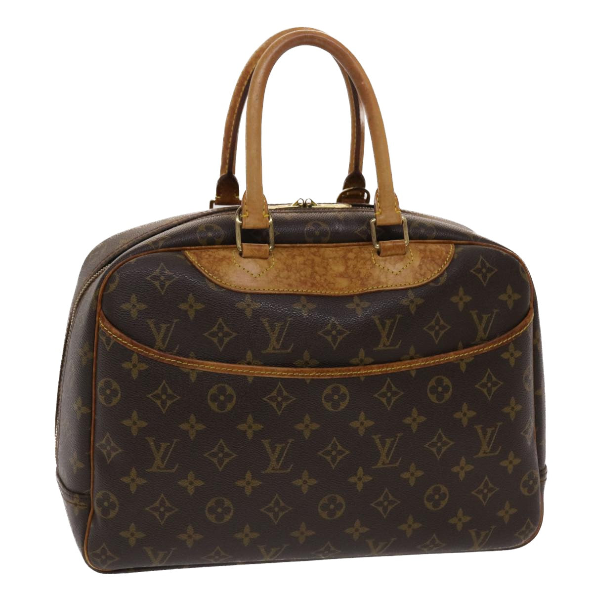 LOUIS VUITTON Monogram Deauville Hand Bag M47270 LV Auth rd5534