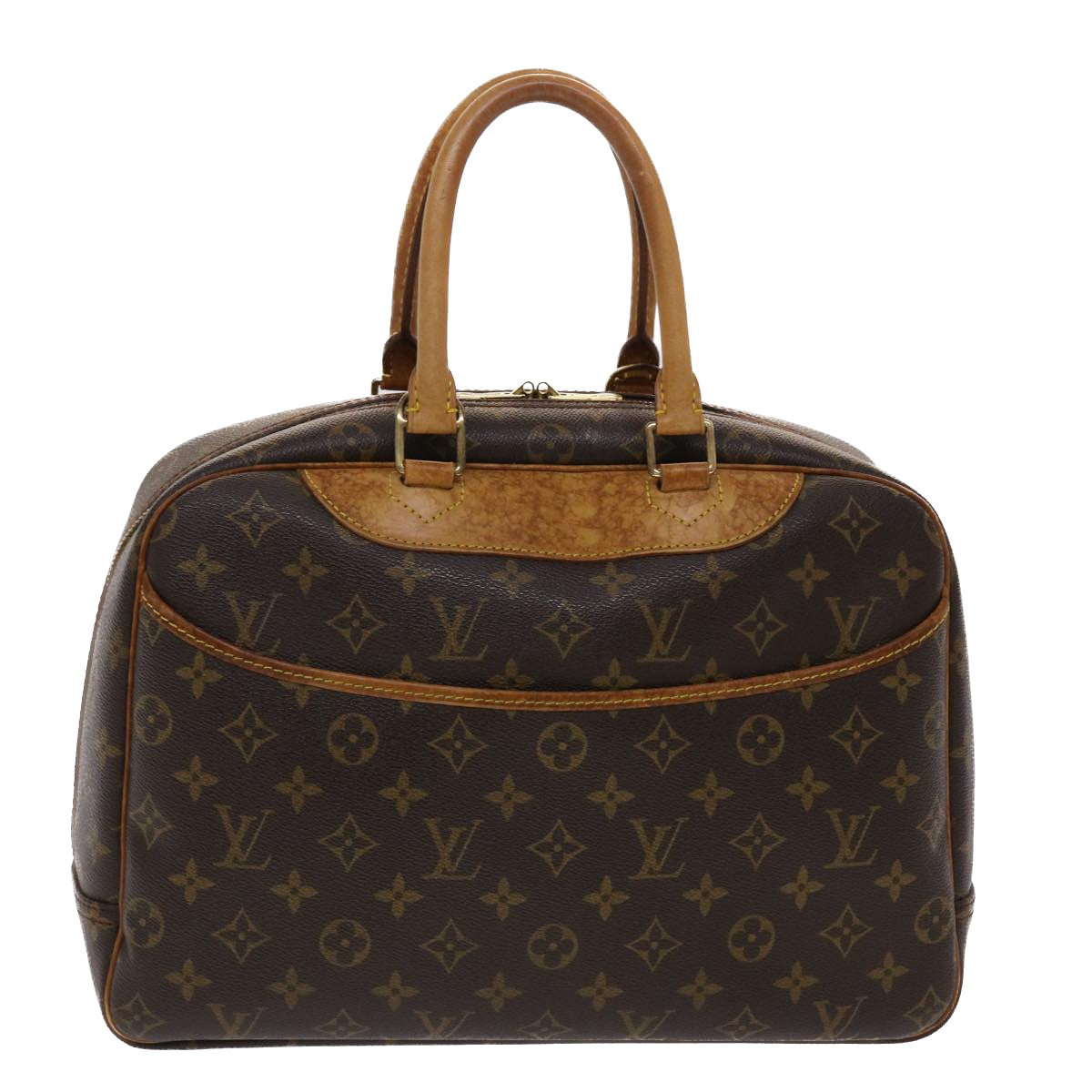 LOUIS VUITTON Monogram Deauville Hand Bag M47270 LV Auth rd5534