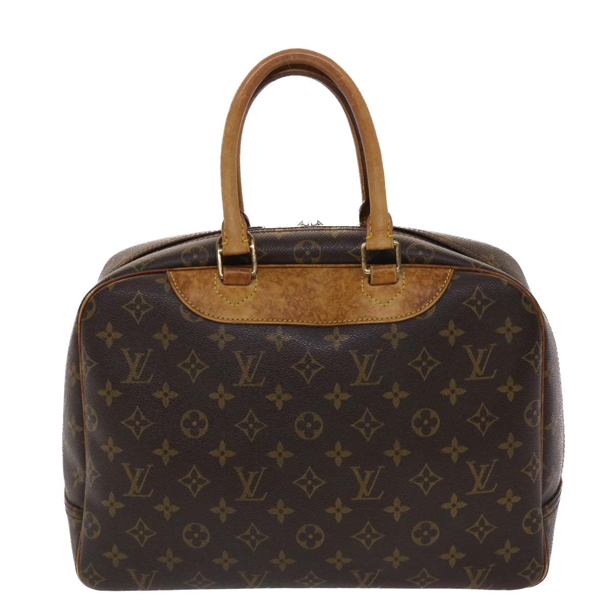 LOUIS VUITTON Monogram Deauville Hand Bag M47270 LV Auth rd5534