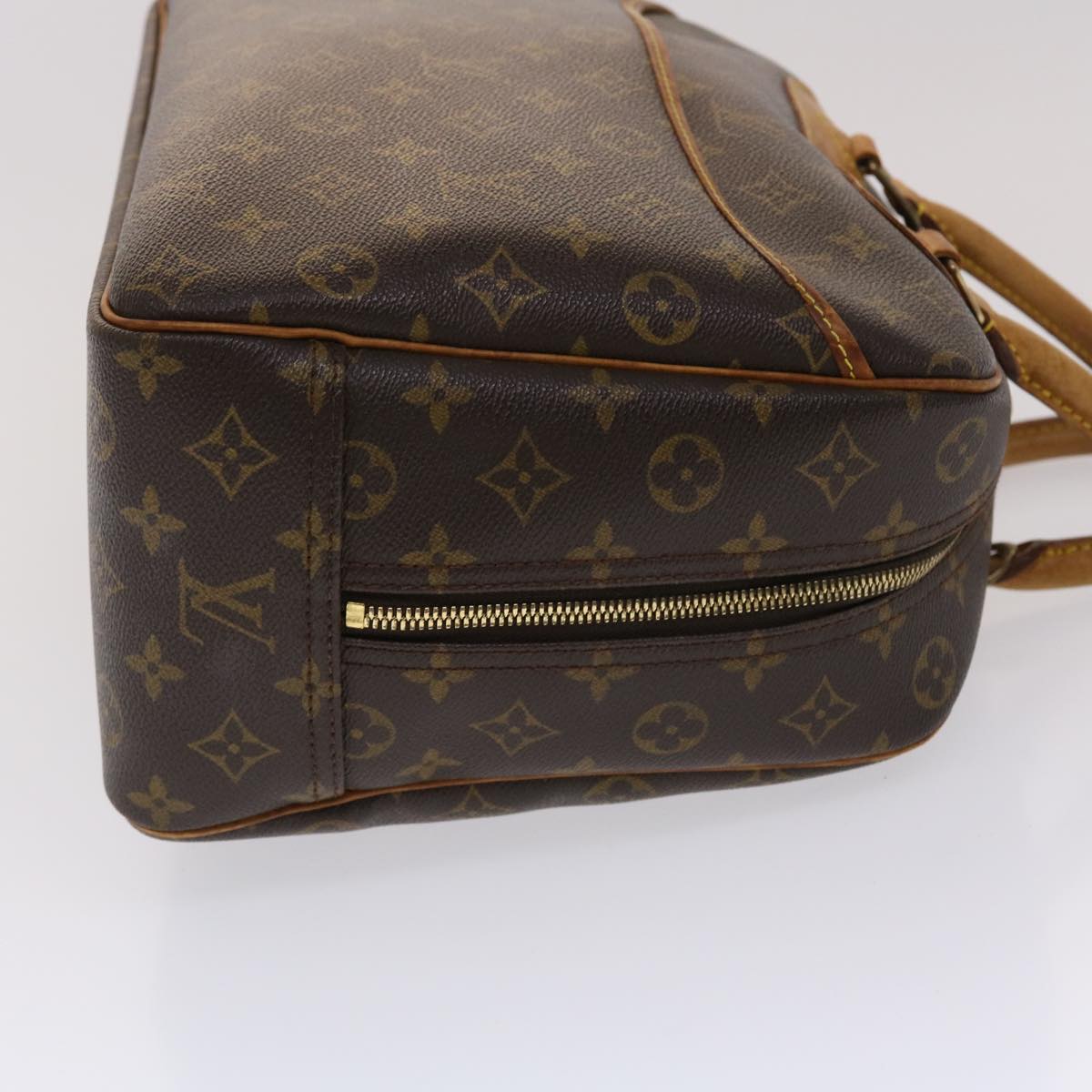 LOUIS VUITTON Monogram Deauville Hand Bag M47270 LV Auth rd5534