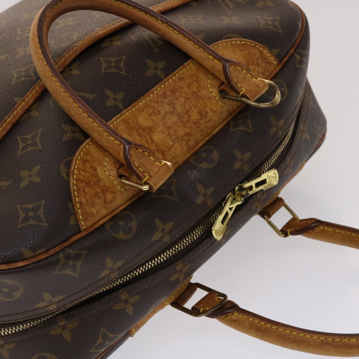 LOUIS VUITTON Monogram Deauville Hand Bag M47270 LV Auth rd5534