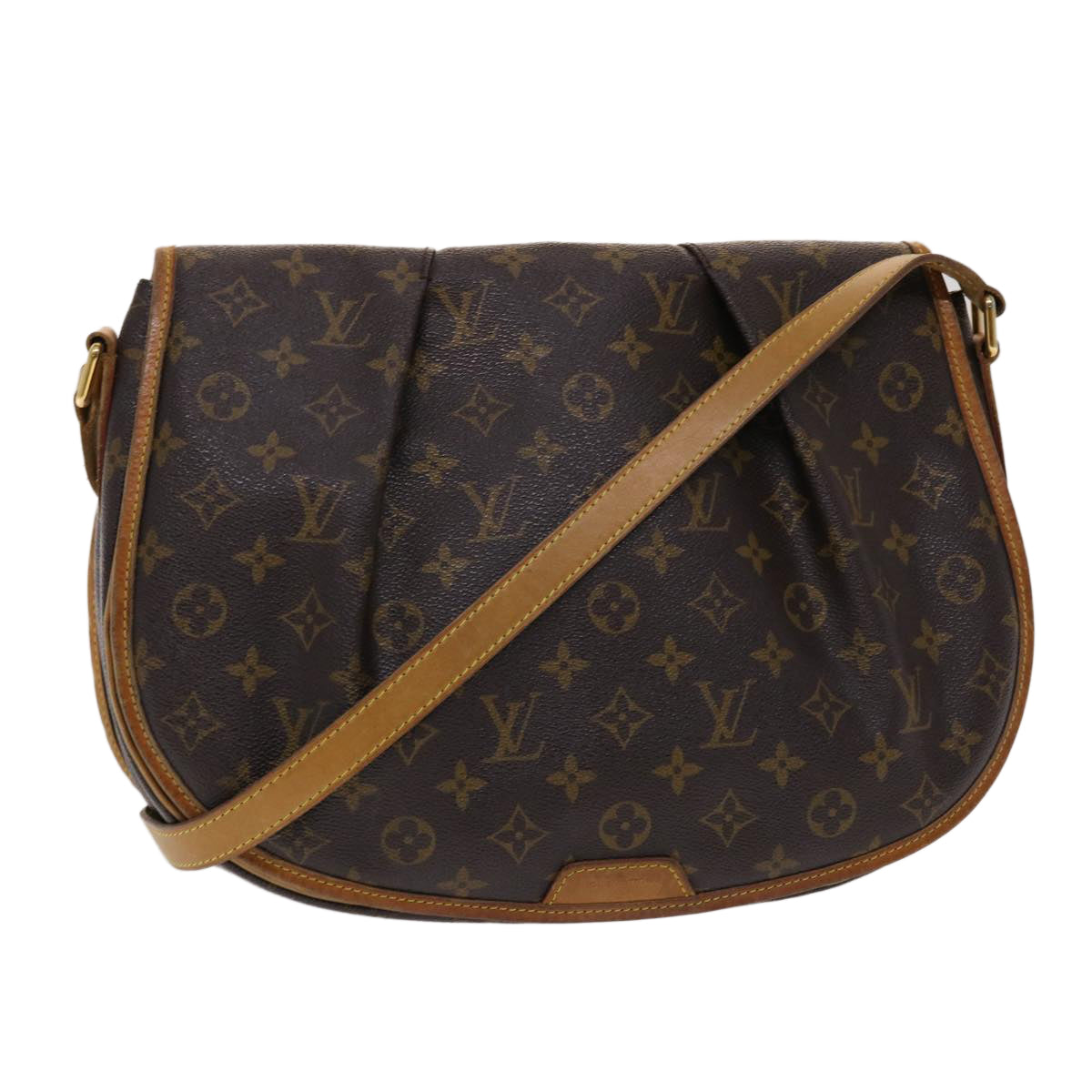 LOUIS VUITTON Monogram Menilmontant MM Shoulder Bag M40473 LV Auth rd5547