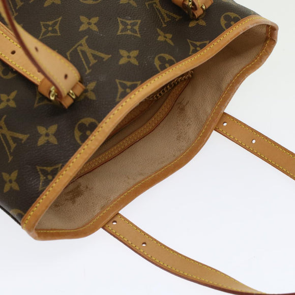 LOUIS VUITTON Monogram Bucket GM Shoulder Bag M42236 LV Auth rd5550
