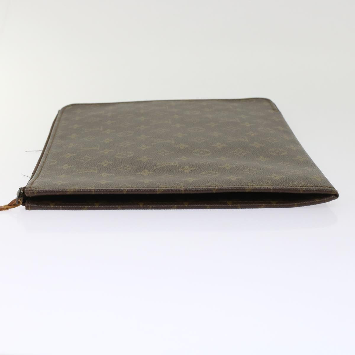 LOUIS VUITTON Monogram Poche Document Briefcase Vintage M53400 LV Auth rd5555