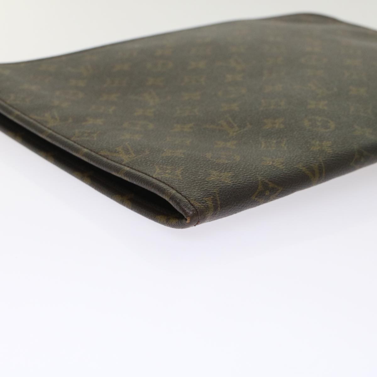 LOUIS VUITTON Monogram Poche Document Briefcase M53400 LV Auth rd5557