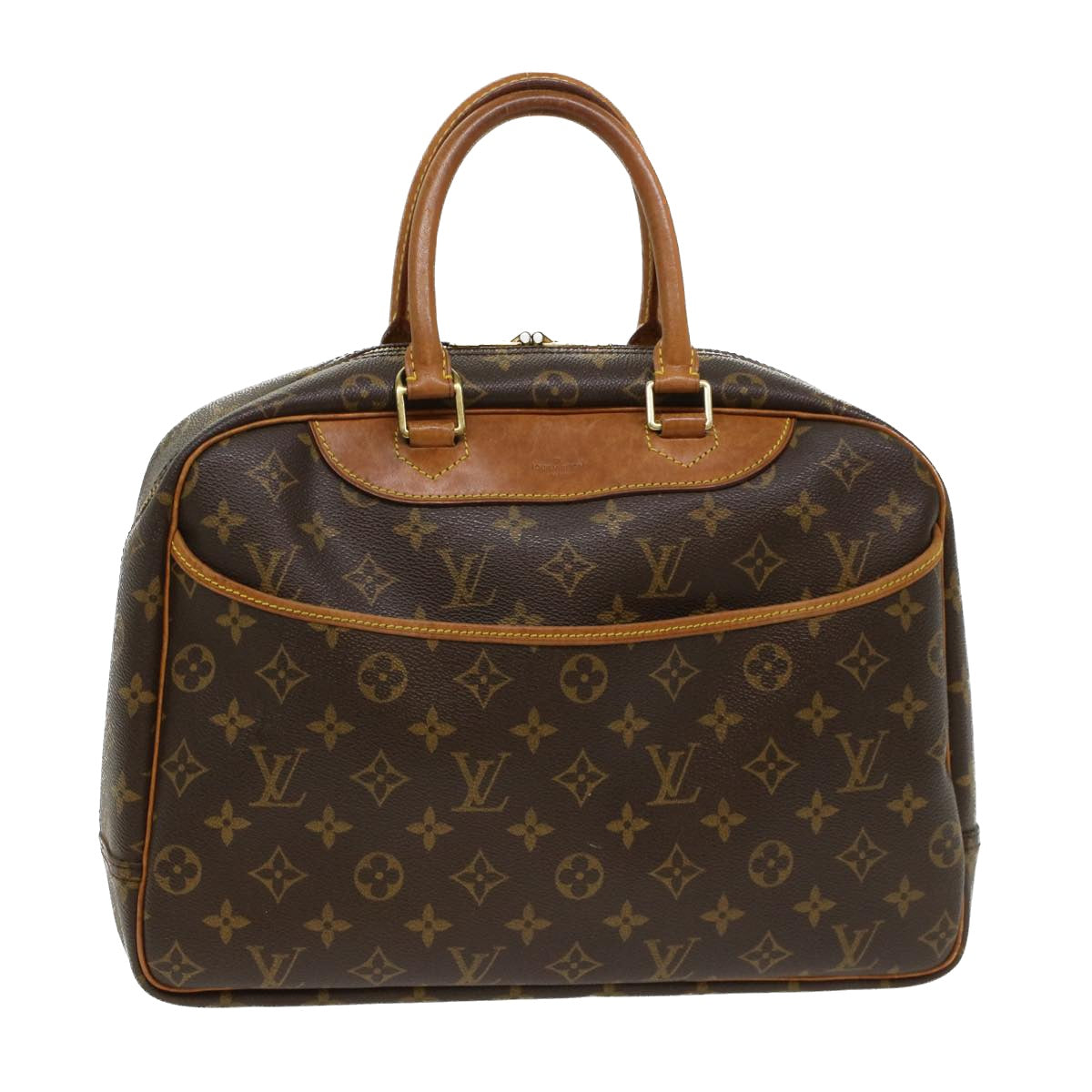 LOUIS VUITTON Monogram Deauville Hand Bag M47270 LV Auth rd5562