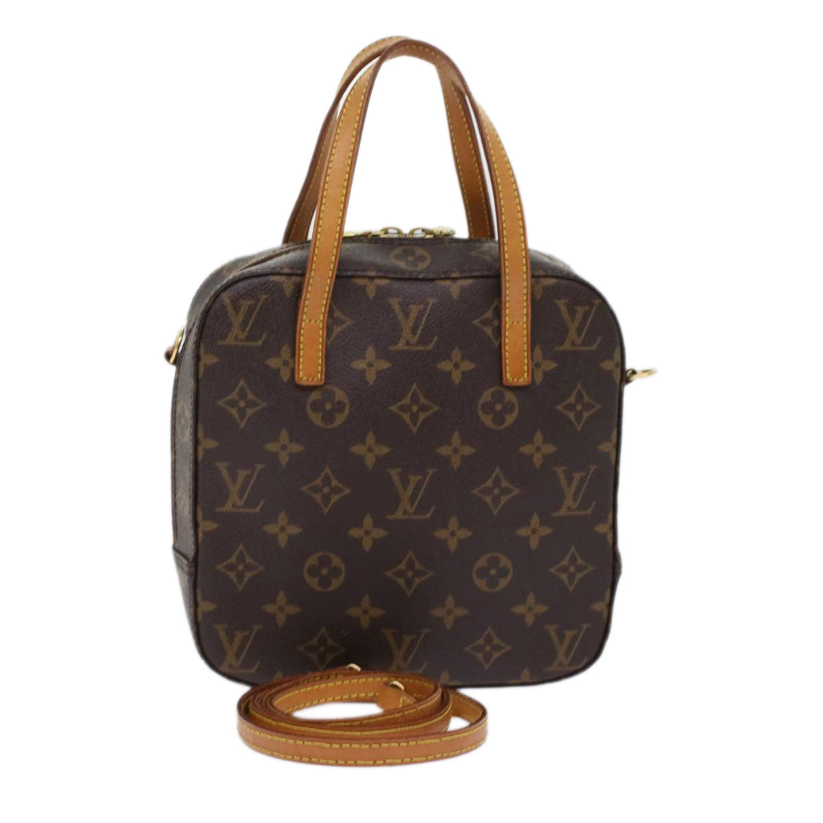 LOUIS VUITTON Monogram Spontini Hand Bag 2way M47500 LV Auth rd5595