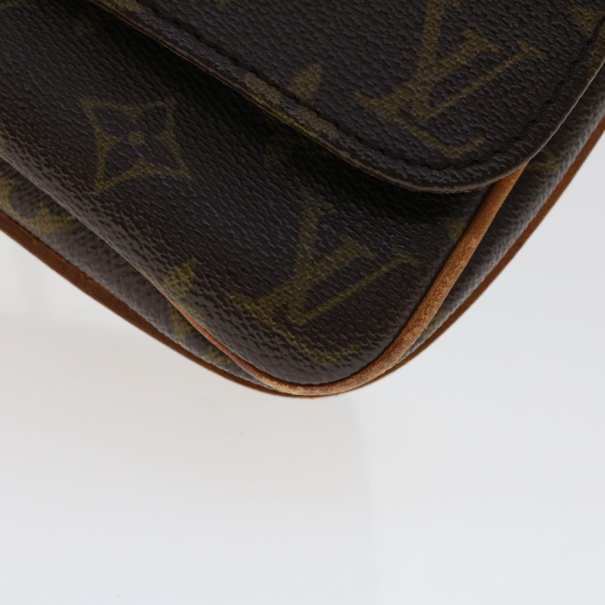 LOUIS VUITTON Monogram Cartouchiere GM Shoulder Bag M51252 LV Auth rd5641