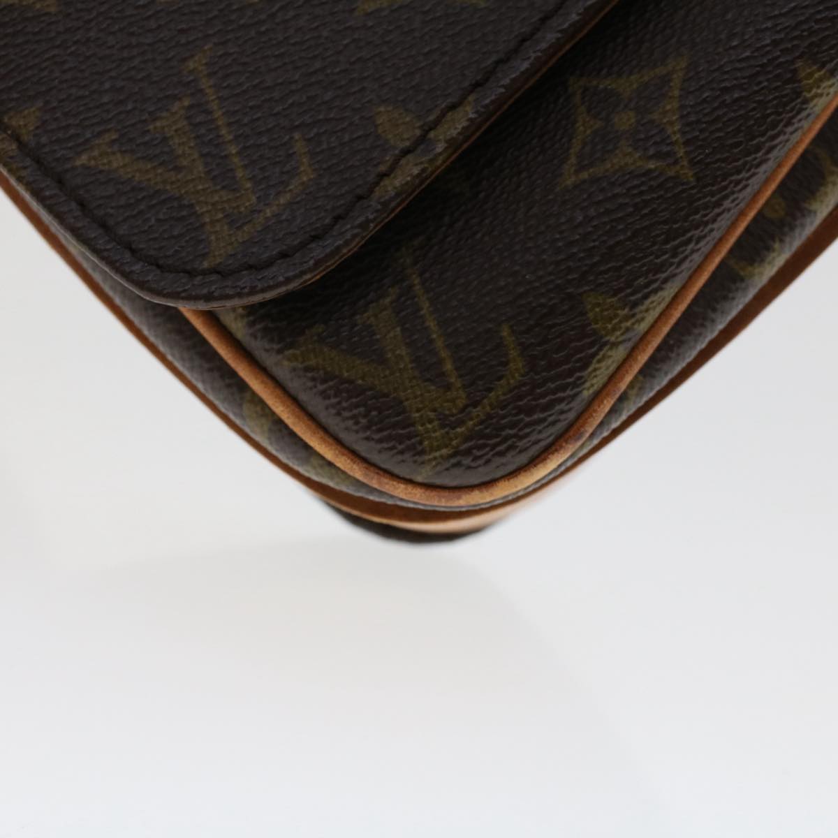 LOUIS VUITTON Monogram Cartouchiere GM Shoulder Bag M51252 LV Auth rd5641