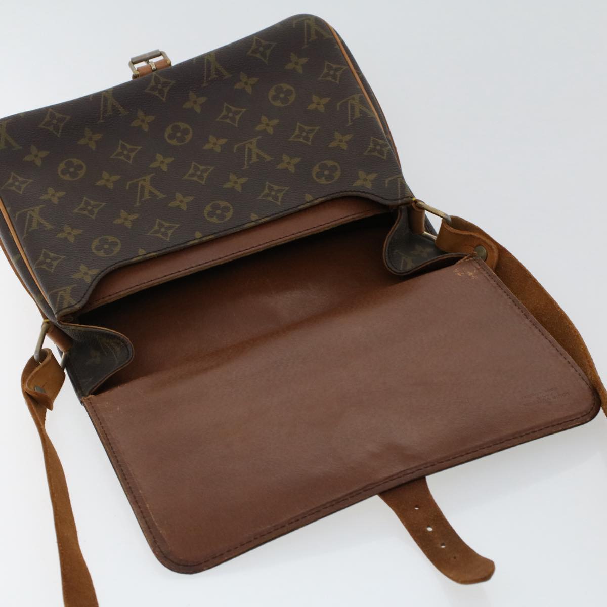 LOUIS VUITTON Monogram Cartouchiere GM Shoulder Bag M51252 LV Auth rd5641