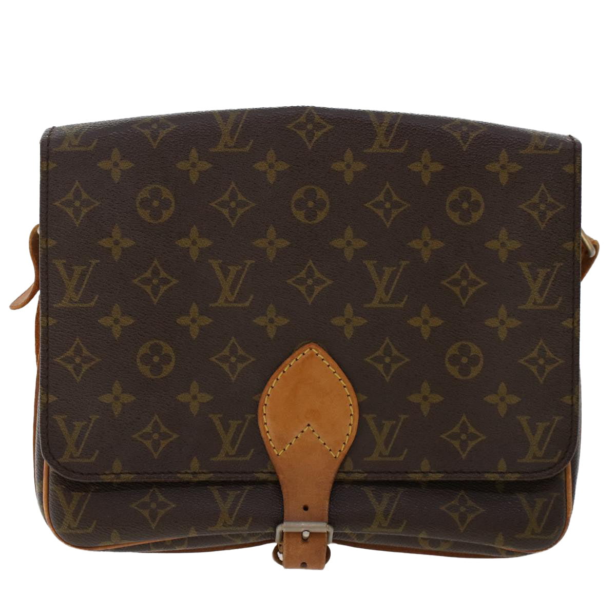 LOUIS VUITTON Monogram Cartouchiere GM Shoulder Bag M51252 LV Auth rd5641