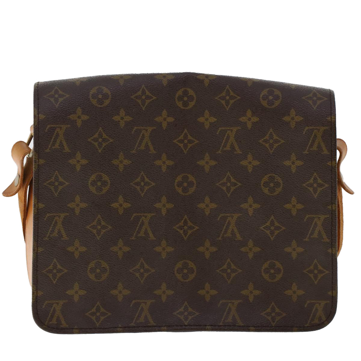 LOUIS VUITTON Monogram Cartouchiere GM Shoulder Bag M51252 LV Auth rd5641