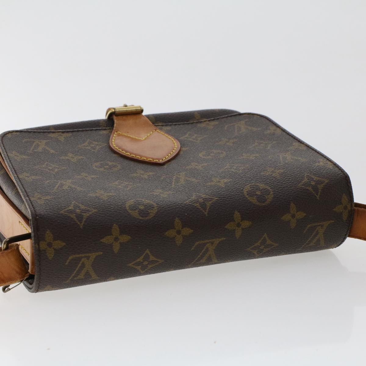 LOUIS VUITTON Monogram Cartouchiere MM Shoulder Bag M51253 LV Auth rd5644