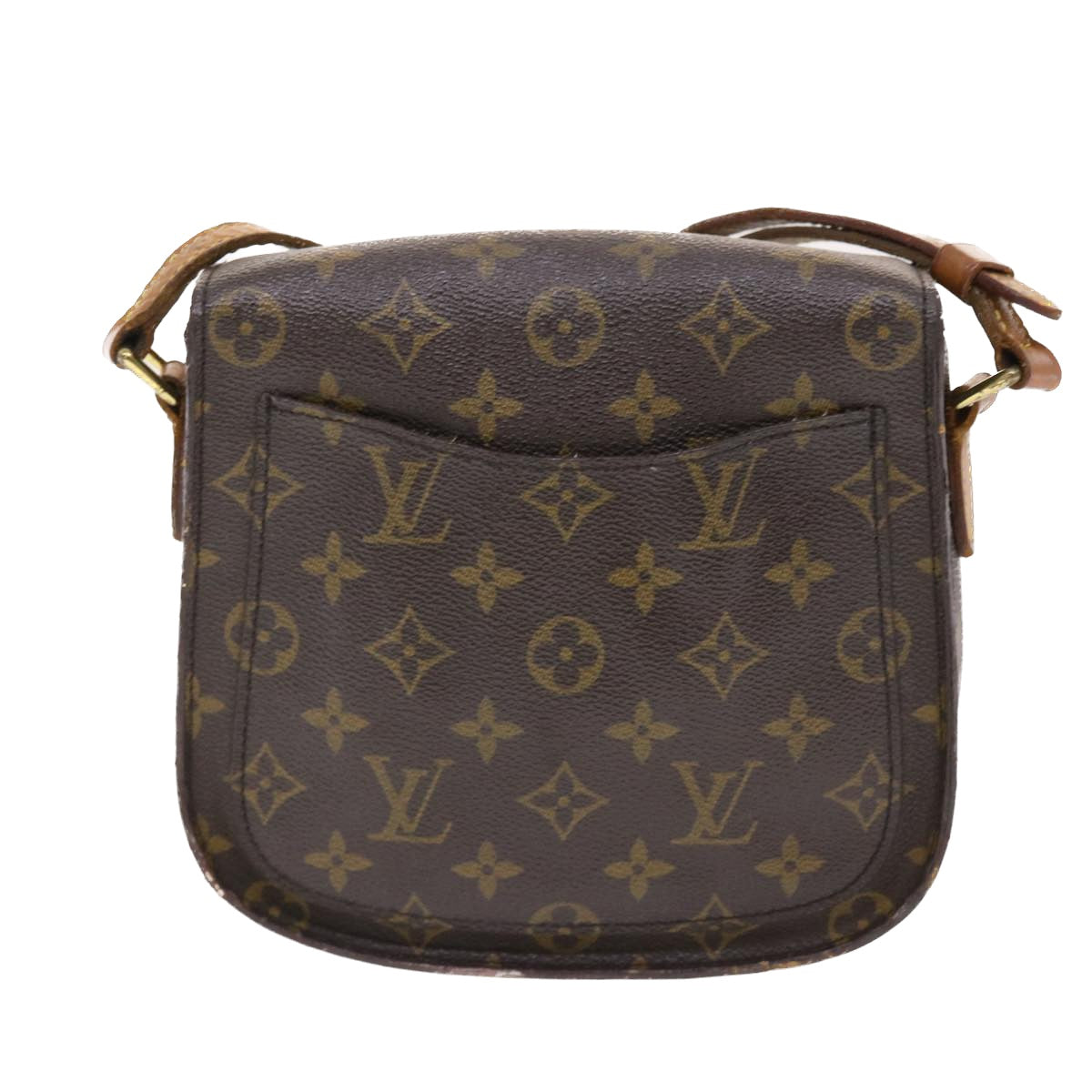 LOUIS VUITTON Monogram Saint Cloud MM Shoulder Bag M51243 LV Auth rd5647