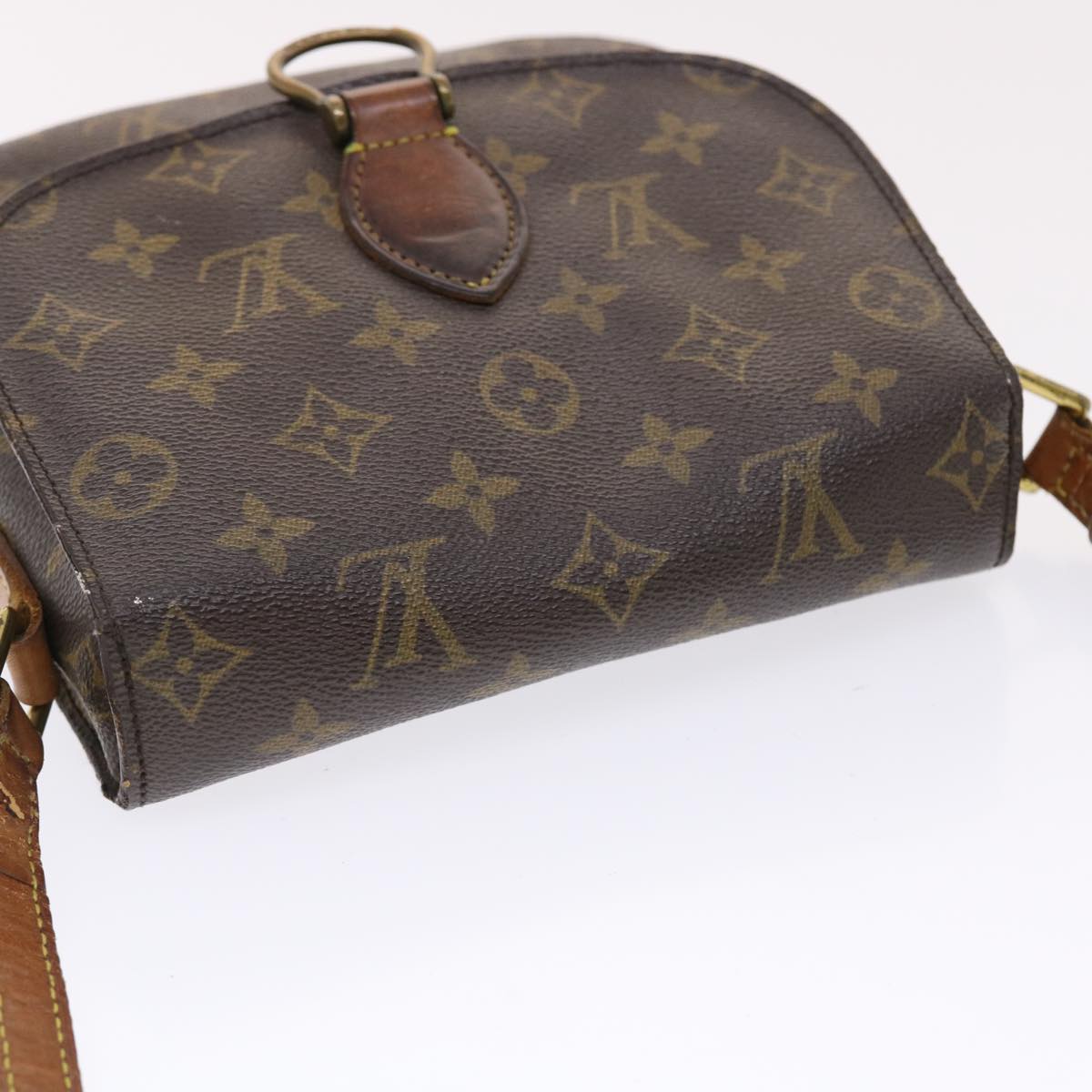 LOUIS VUITTON Monogram Saint Cloud MM Shoulder Bag M51243 LV Auth rd5647