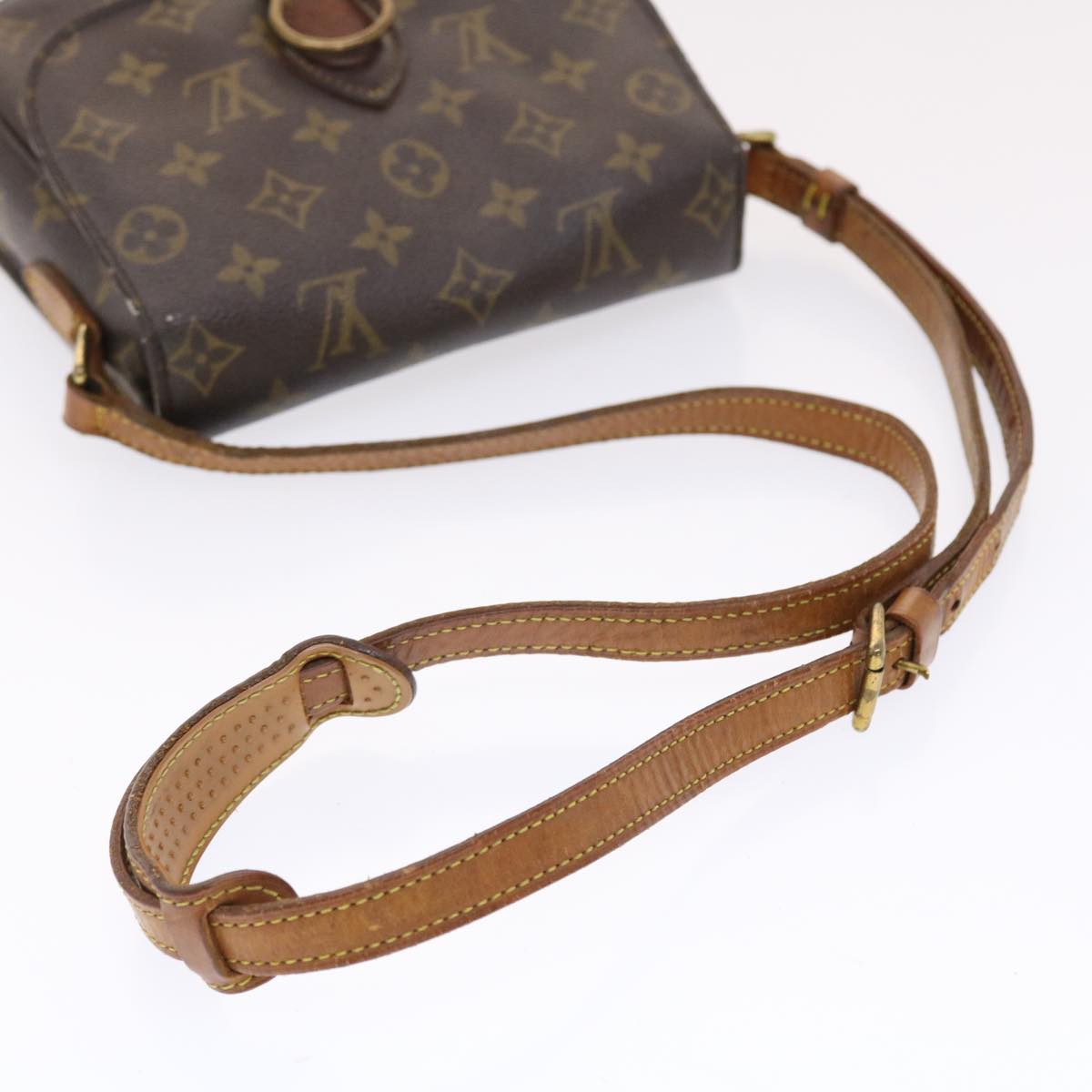 LOUIS VUITTON Monogram Saint Cloud MM Shoulder Bag M51243 LV Auth rd5647