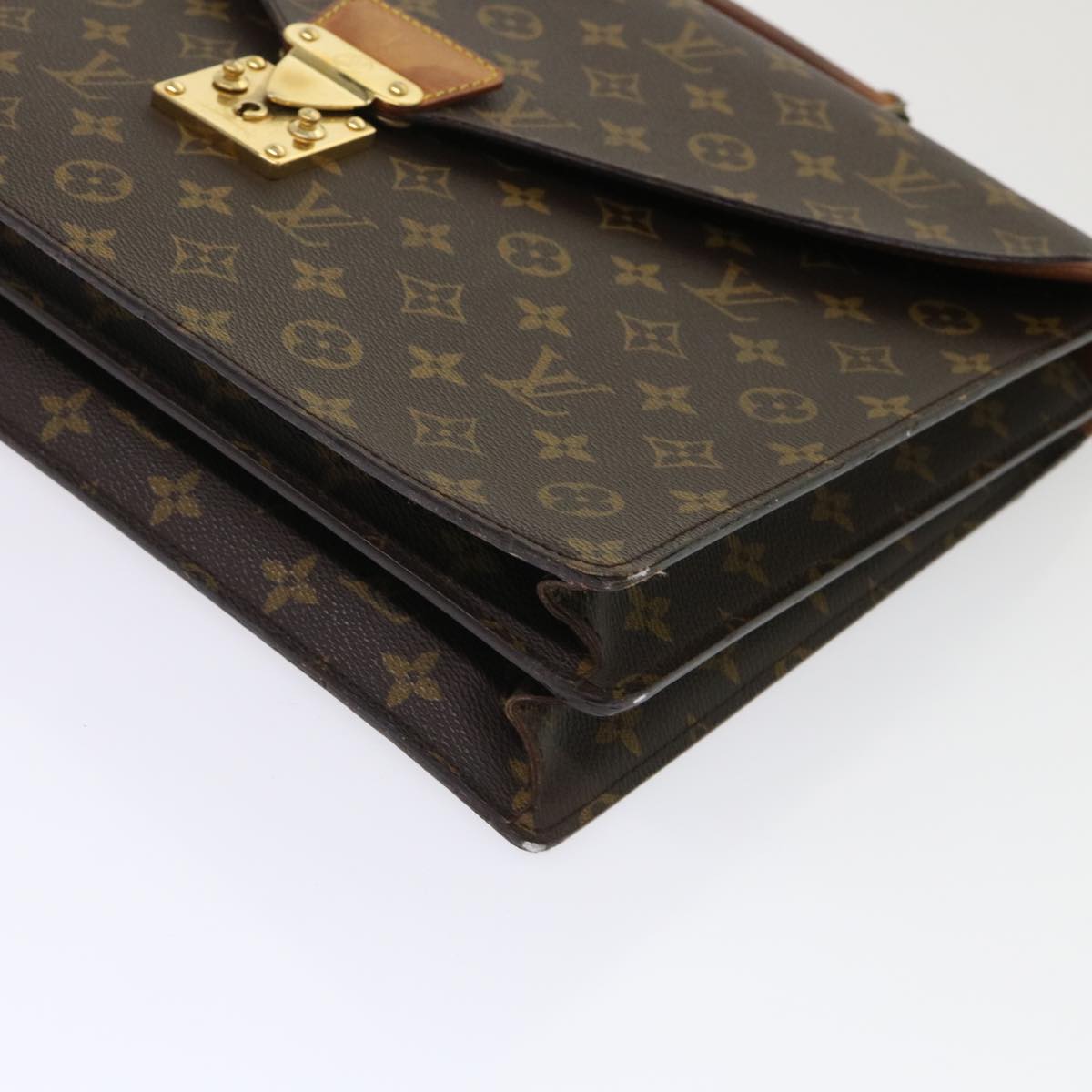 LOUIS VUITTON Monogram Serviette Conseiller Briefcase M53331 LV Auth rd5661