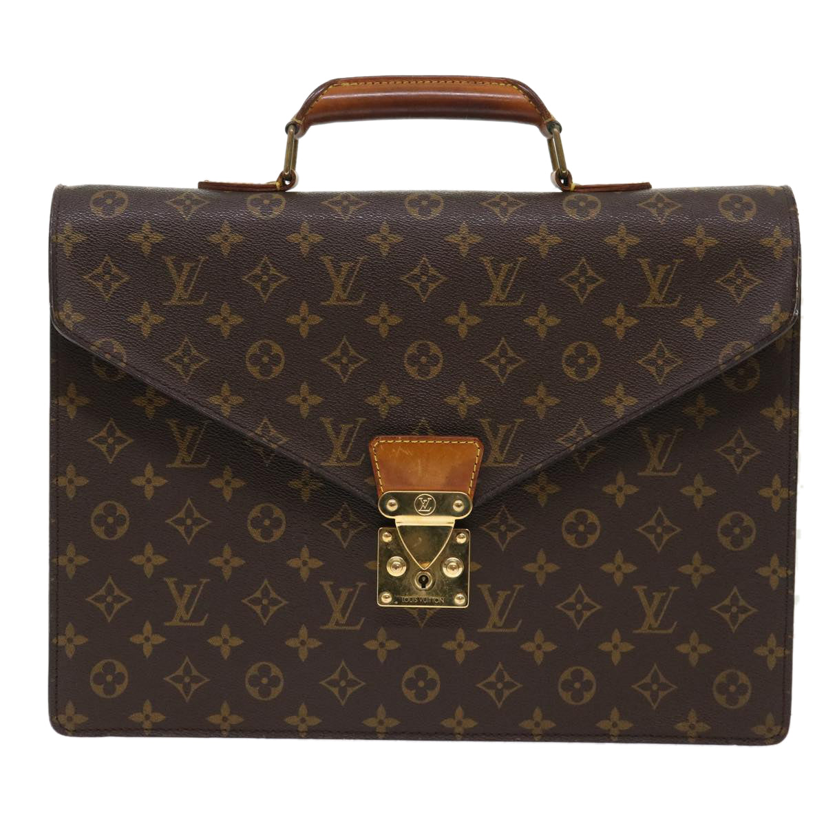 LOUIS VUITTON Monogram Serviette Conseiller Briefcase M53331 LV Auth rd5661