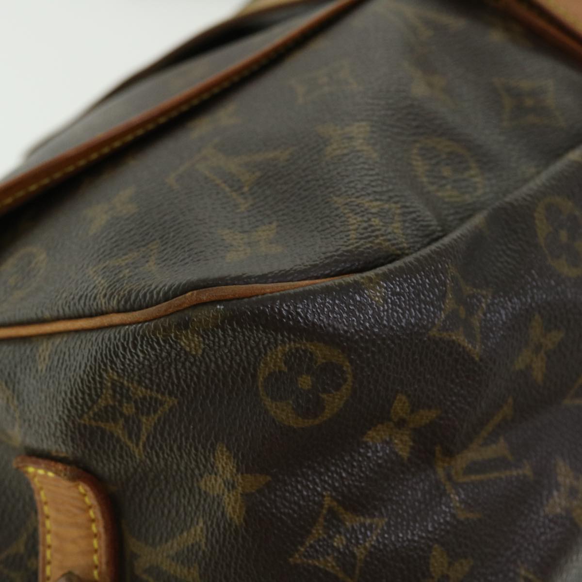 LOUIS VUITTON Monogram Saumur 35 Shoulder Bag M42254 LV Auth rd5669