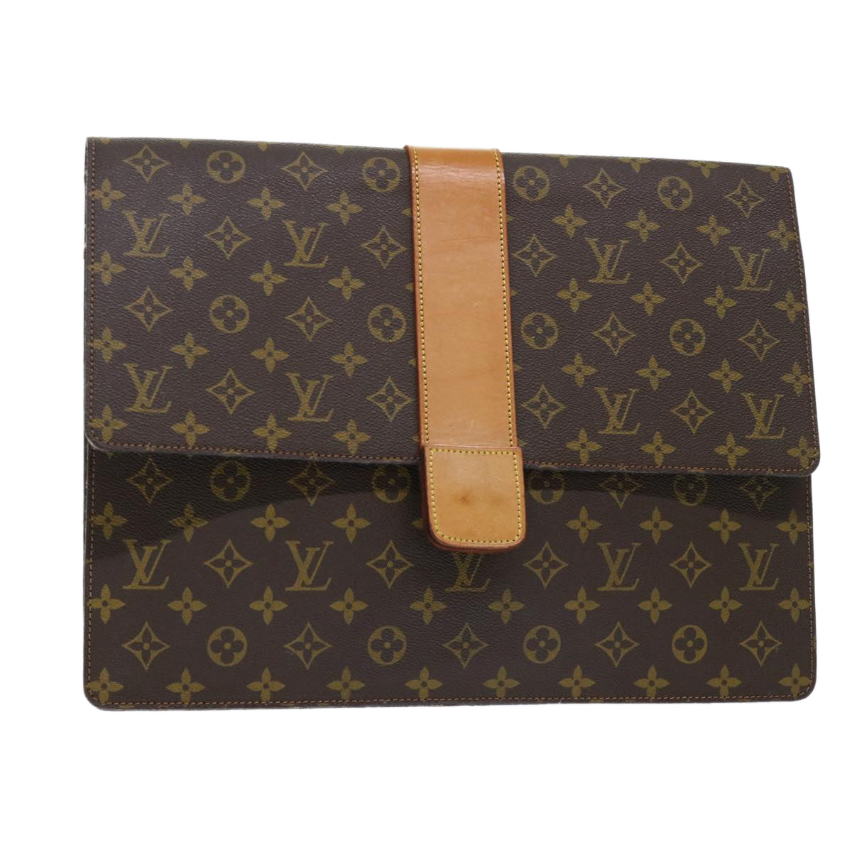 LOUIS VUITTON Monogram Posh Diplomat Homme Clutch Bag No.243 LV Auth rd5681