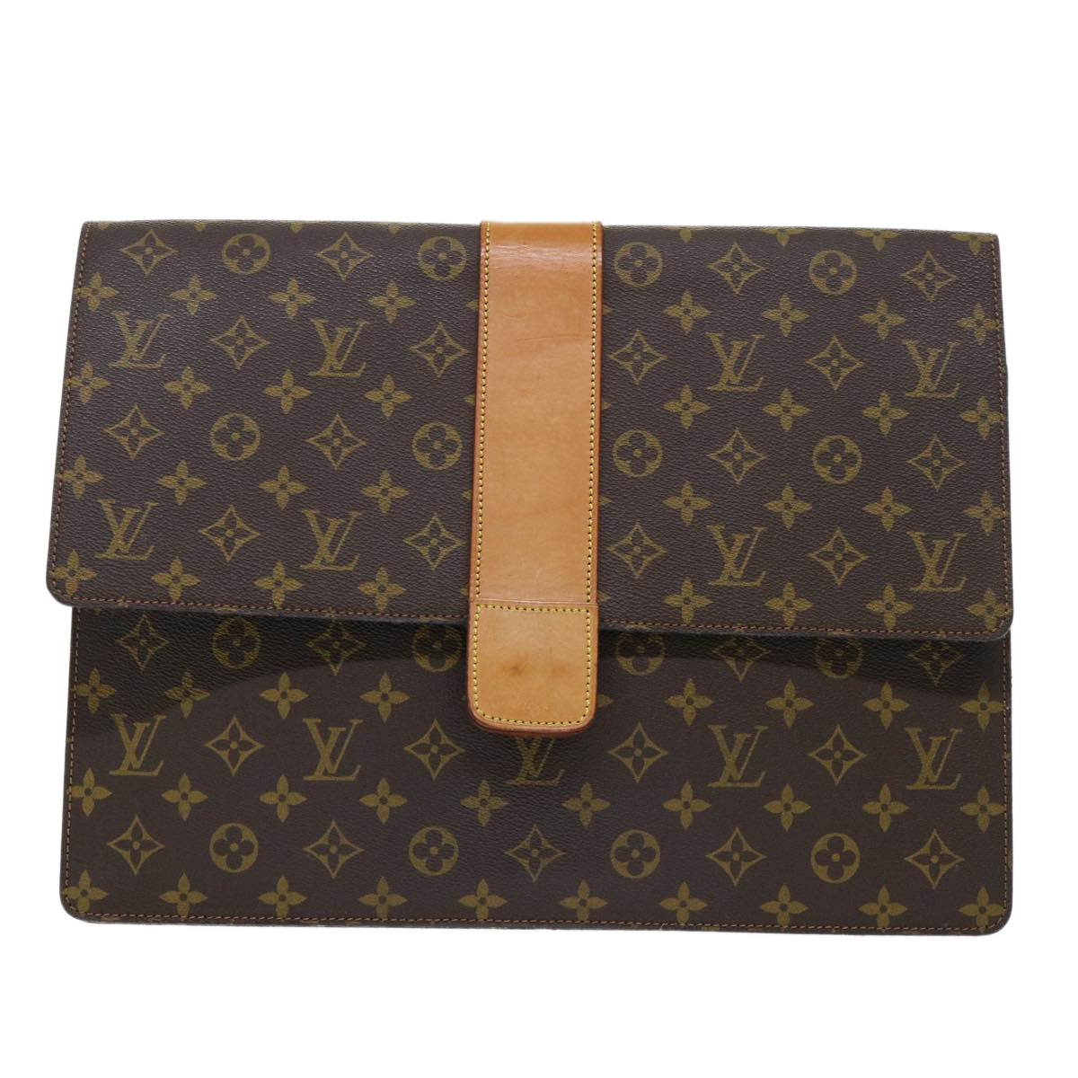 LOUIS VUITTON Monogram Posh Diplomat Homme Clutch Bag No.243 LV Auth rd5681