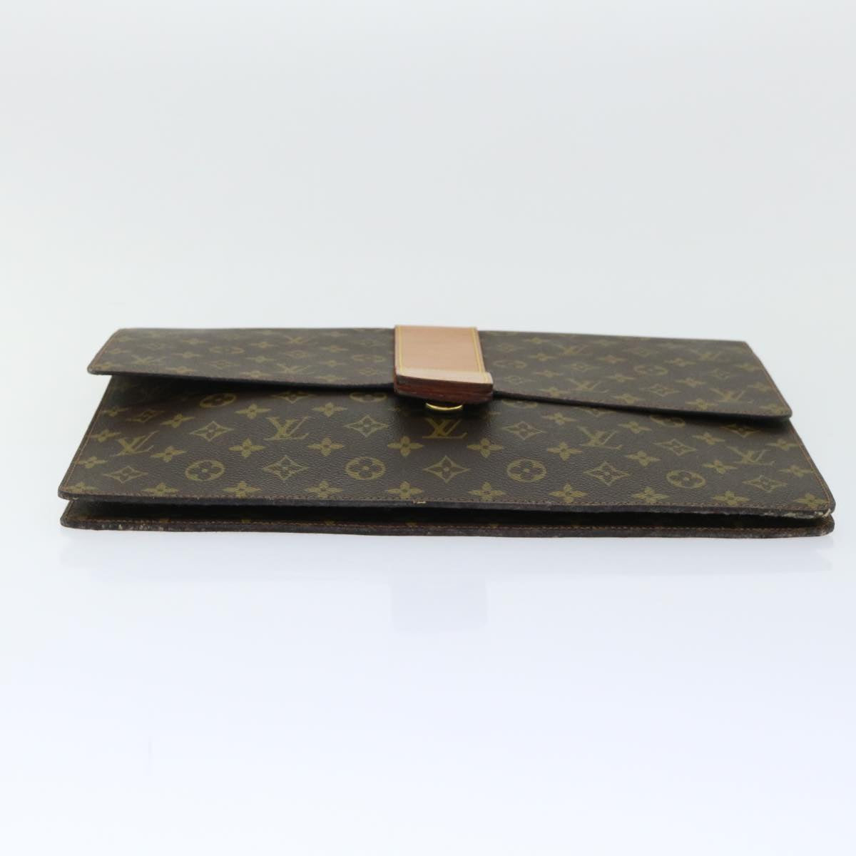 LOUIS VUITTON Monogram Posh Diplomat Homme Clutch Bag No.243 LV Auth rd5681