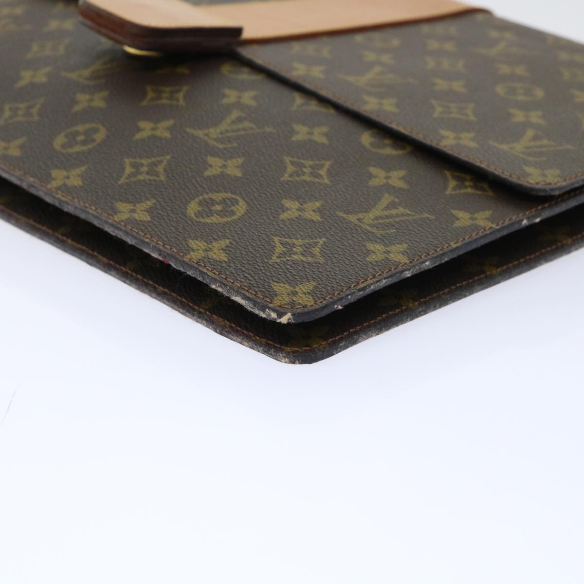 LOUIS VUITTON Monogram Posh Diplomat Homme Clutch Bag No.243 LV Auth rd5681