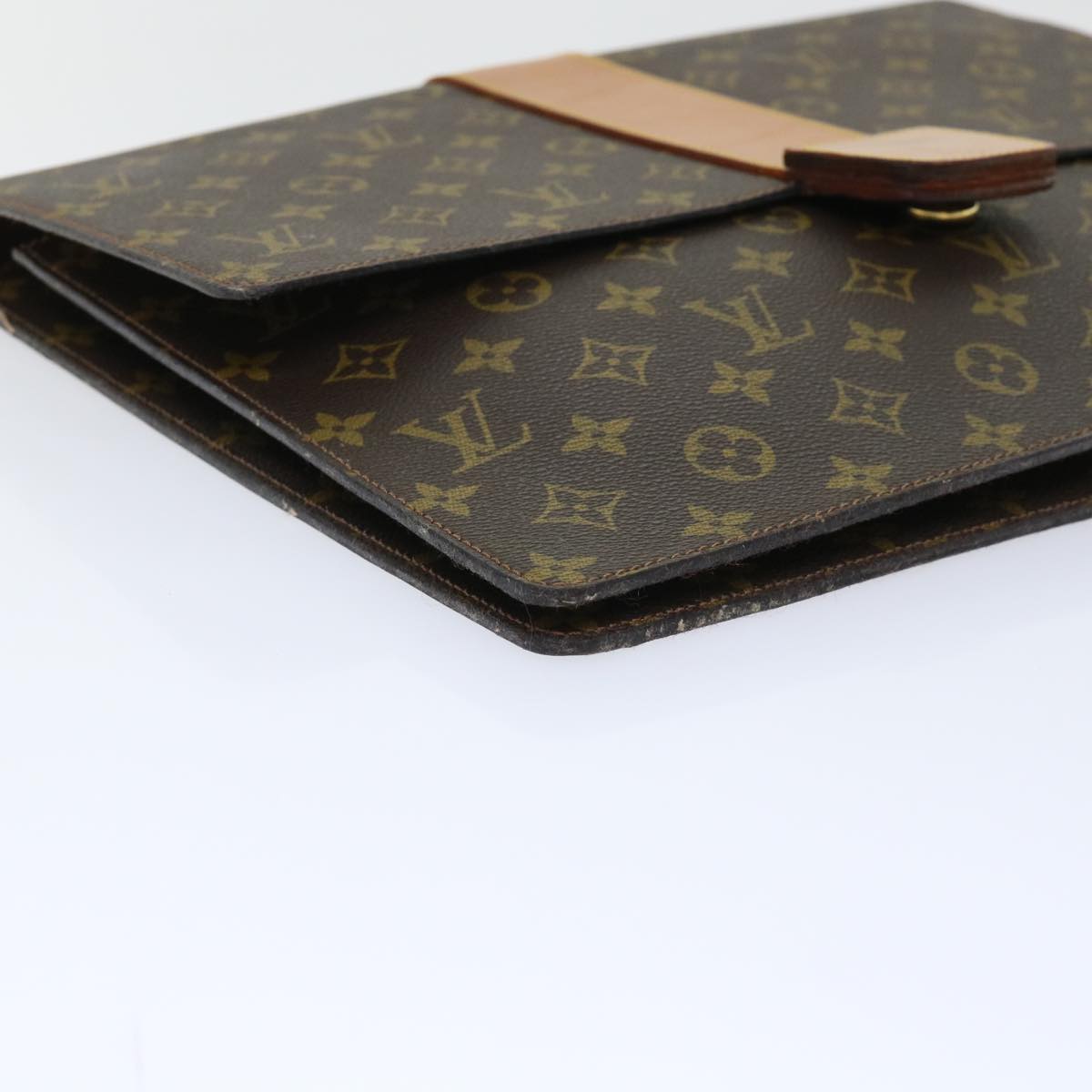 LOUIS VUITTON Monogram Posh Diplomat Homme Clutch Bag No.243 LV Auth rd5681